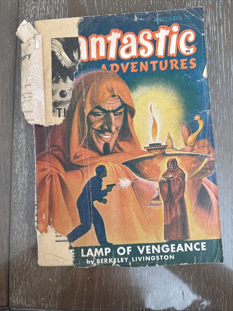 Fantastic Adventures November 1947 Vintage Pulp Magazine