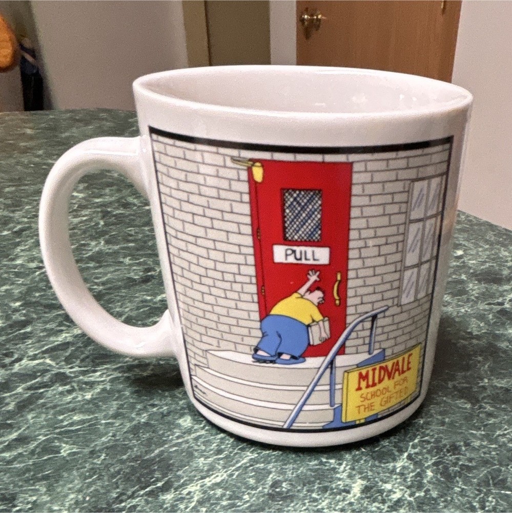 The Far Side Gary Larson 12 oz Ceramic Coffee Mug MidVale School for the Gifted