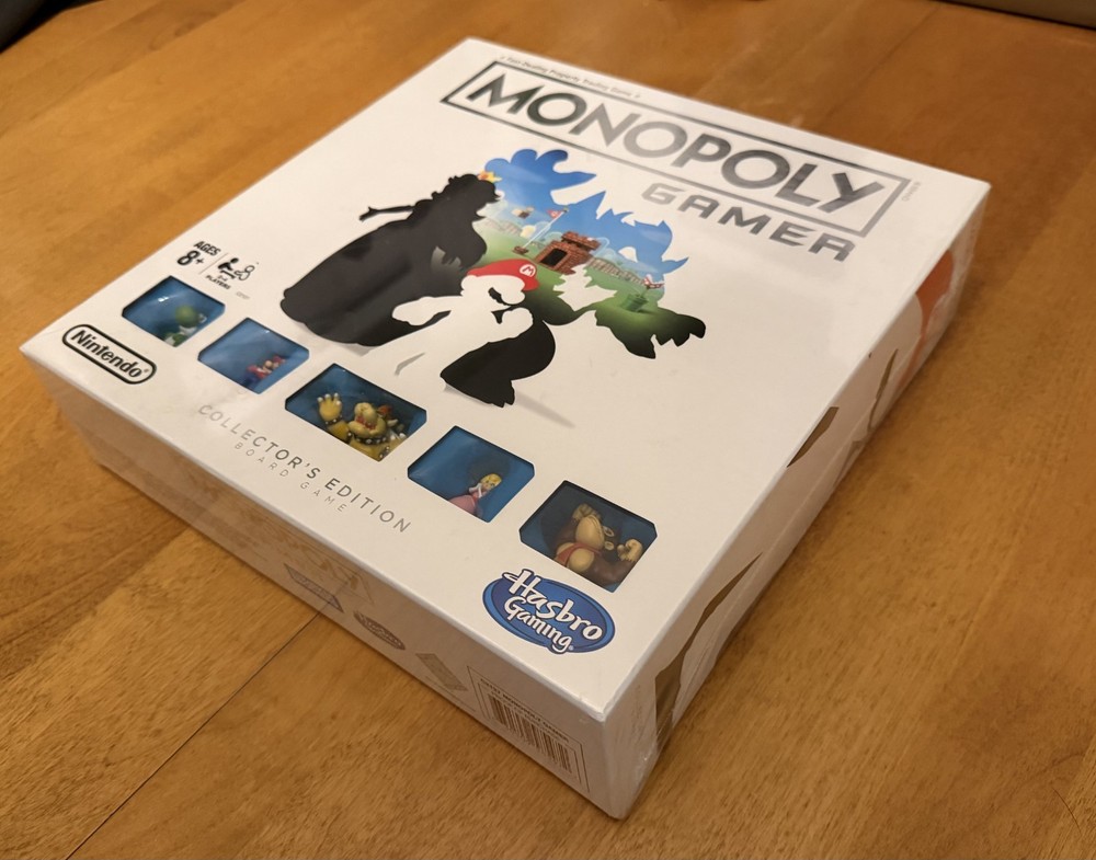 Monopoly Gamer Collector’s Edition Nintendo Board Game Mario NEW SEALED
