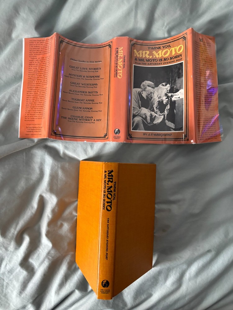 Thank You, Mr. Moto & Mr. Moto is So Sorry by Marquand movie tie-in with DJ VG+
