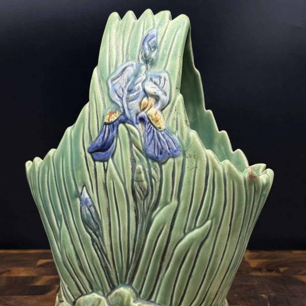 Weller Ardsley Iris Basket Vase - 615‑9