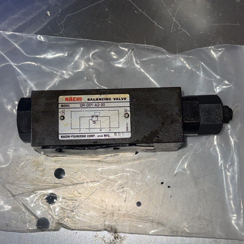 Nachi GR-G01-A2-20 Balancing Valve GRG01A220, Used, LO1