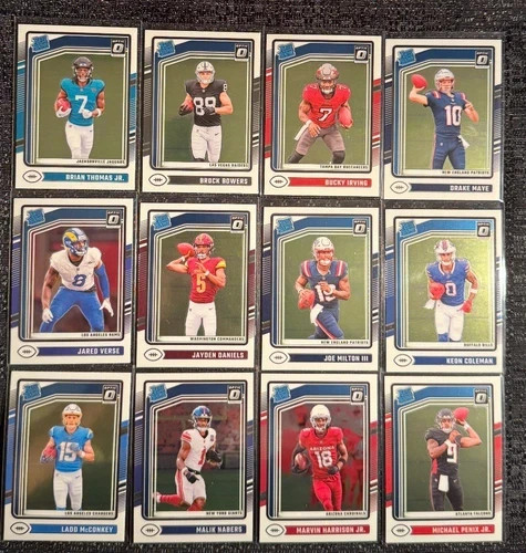 2024 Panini Donruss OPTIC Football NFL ROOKIES COMPLETE YOUR SET #201-300 RC