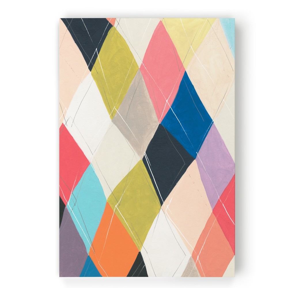 Harlequin Hopscotch I Gallery Wrapped Canvas Art Print
