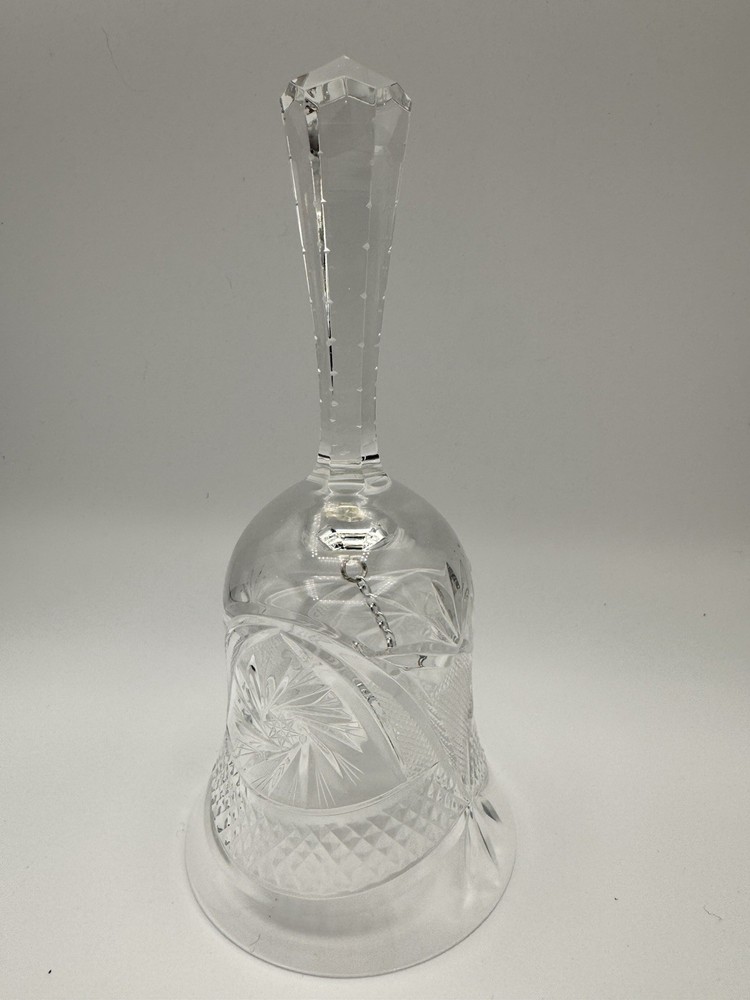 Vintage Handcrafted Crystal Bell with Timeless Elegance