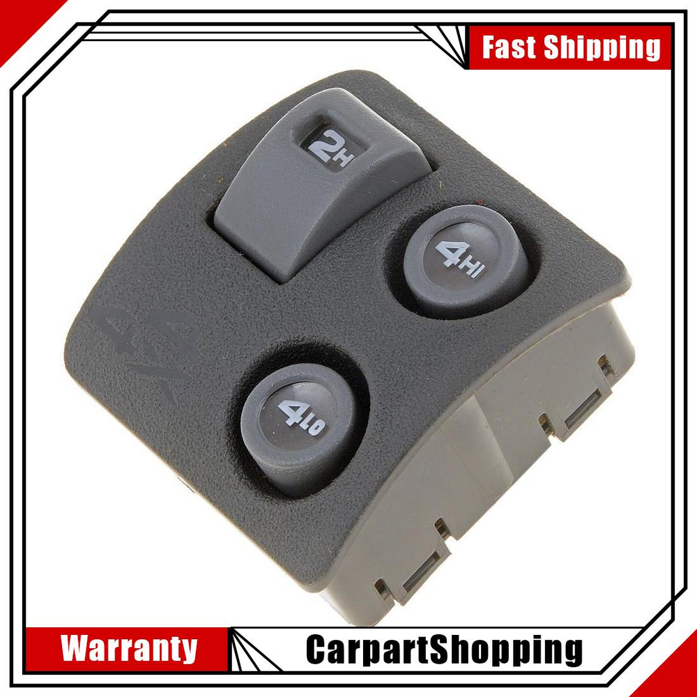 Dorman Dash Mounted 4x4 4WD Switch for Chevy GMC Blazer S10 S-15 Pickup Truck