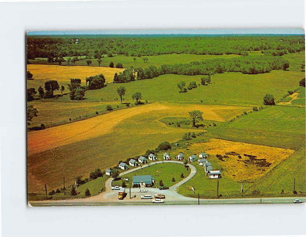 Postcard Aerial View of Pittsferry Lodge Kingston Ontario Canada