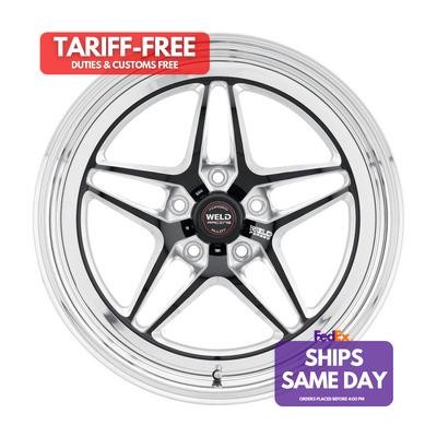 Weld 81HB8110B76A, One Rt-S S81 Series Wheel 18X11 5X4.75 Bc 7.6 Bs Performance
