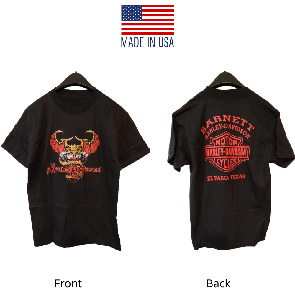 Harley-Davidson Inspired Dragon Engine Men’s T-Shirt – Biker Motorcycle Tee