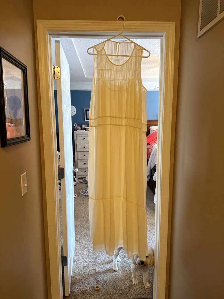 NWT a New Day Cream XL Max Dress