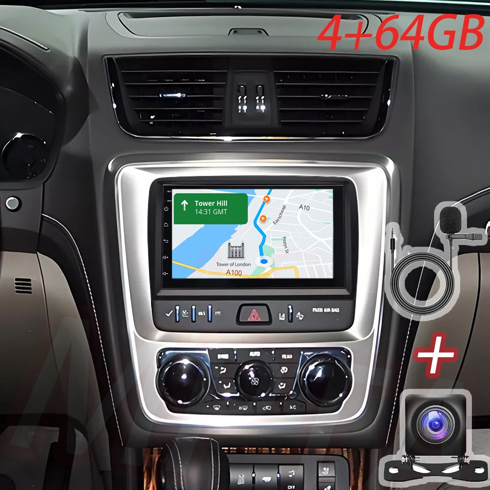 Car Stereo Radio GPS For GMC Acadia Chevrolet Traverse Buick Enclave 2013 - 2017
