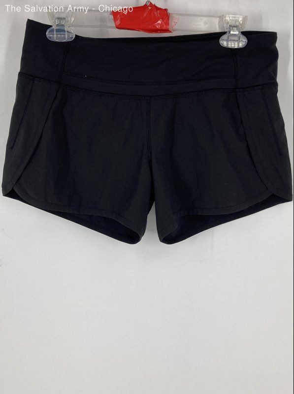 Lululemon Womens Black Elastic Waist Activewear Athletic Shorts No Size