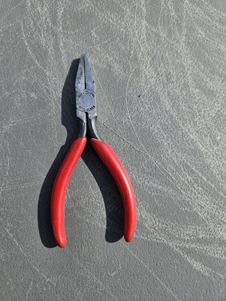Utica 20 - 4 1/2 USA Insulated Handles Small Pliers Nice
