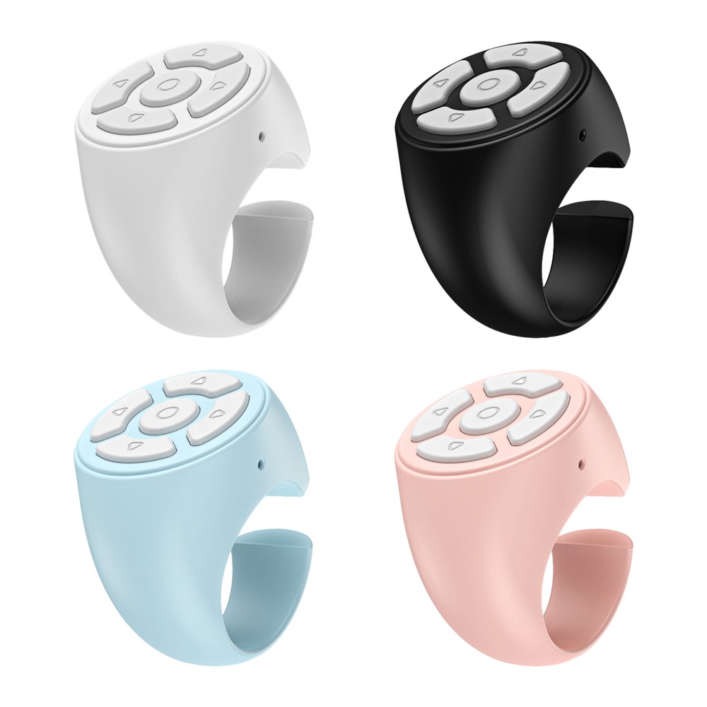 Bluetooth Page Turner Ring Remote for Hands-Free Phone Scrolling