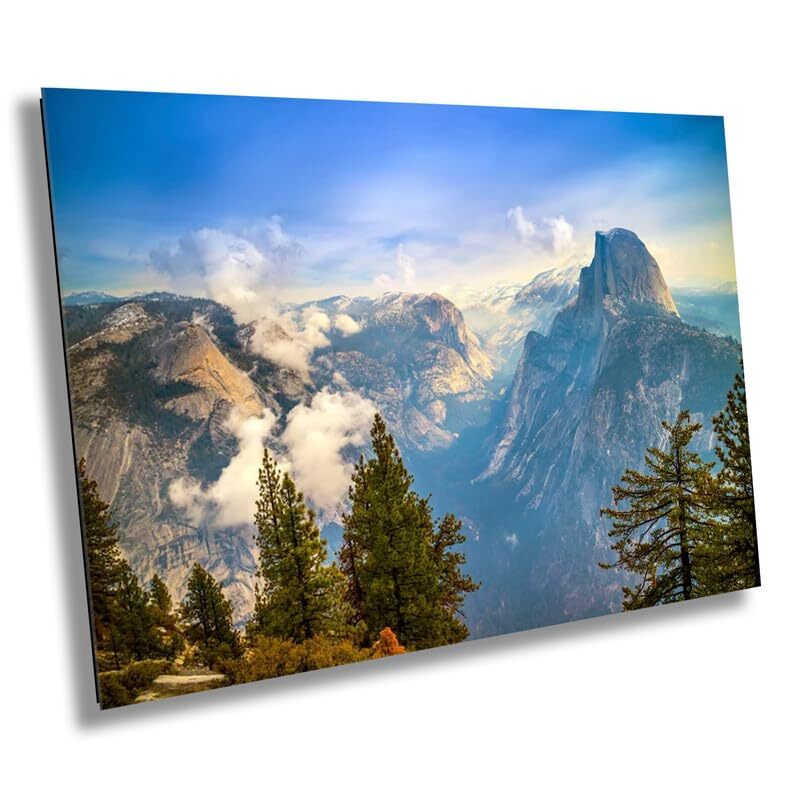 Majestic Half Dome Yosemite Metal Canvas Wall Art