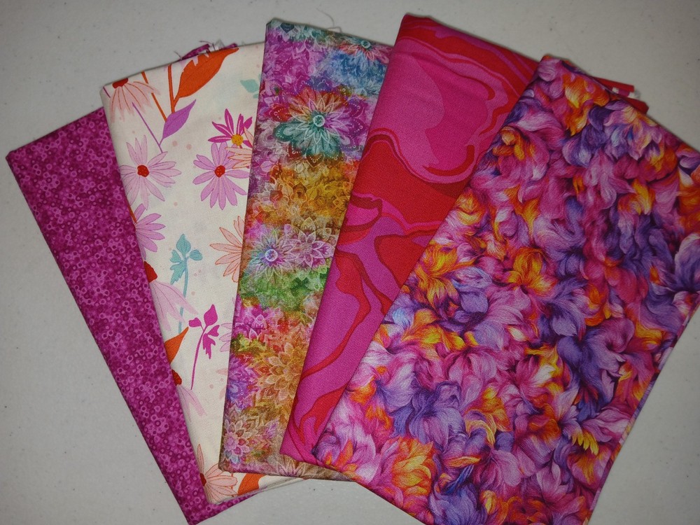 Lot 5yds quilt fabric build your stash QSQ OOP HTF name brand cotton