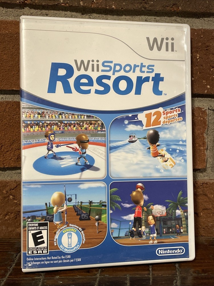 Wii Sports Resort Nintendo CIB with Manual and Inserts