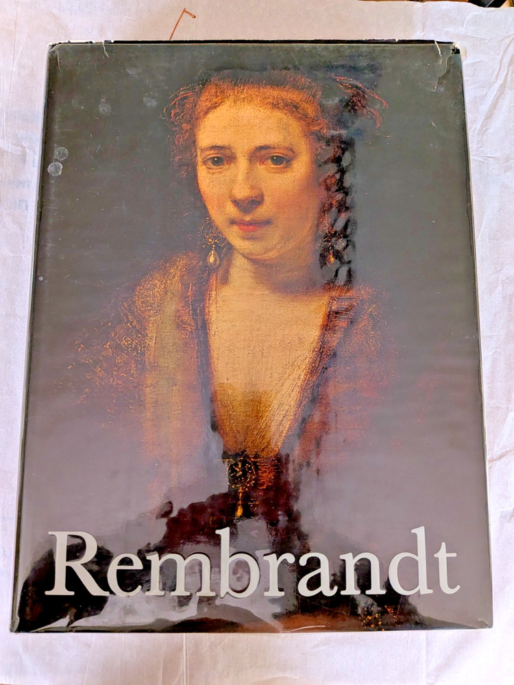 Rembrandt Paintings by Horst Gerson Hardcover coffee table book 1968