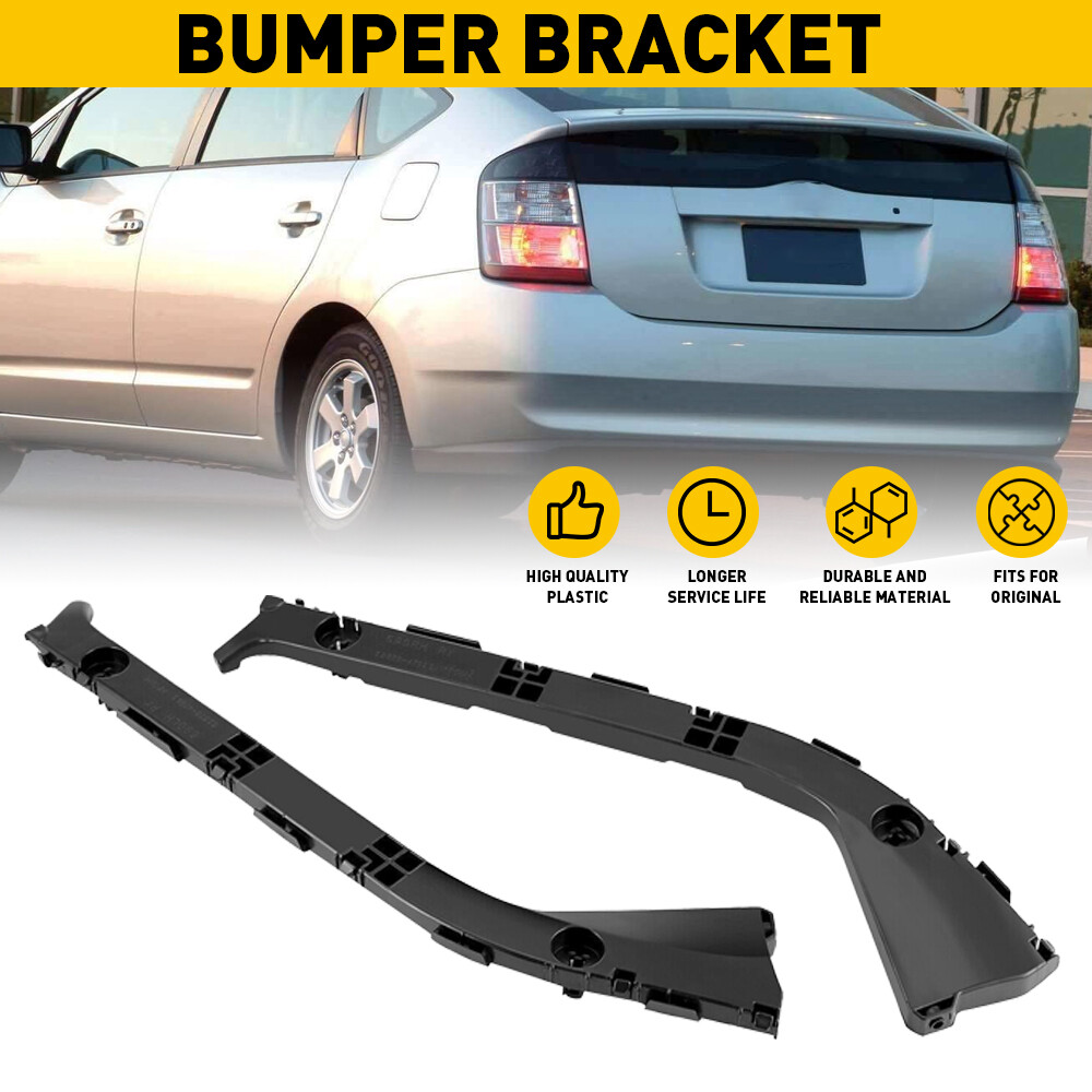 2004-2009 Toyota Prius Rear Lower Bumper Bracket Set - Left & Right Pair