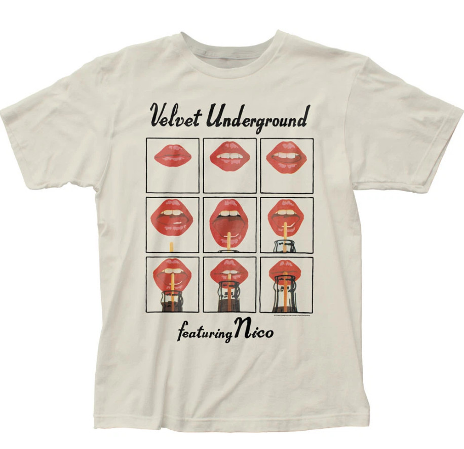 Velvet Underground Nico T Shirt Mens Rock Music Classic Band Tee Off White S-4XL
