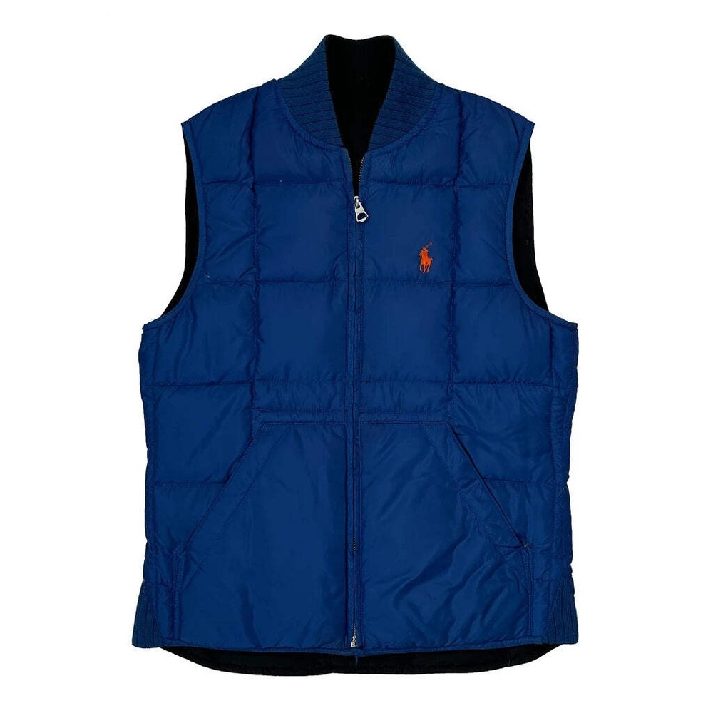 Polo By Ralph Lauren Vest - XS Blue Polyester