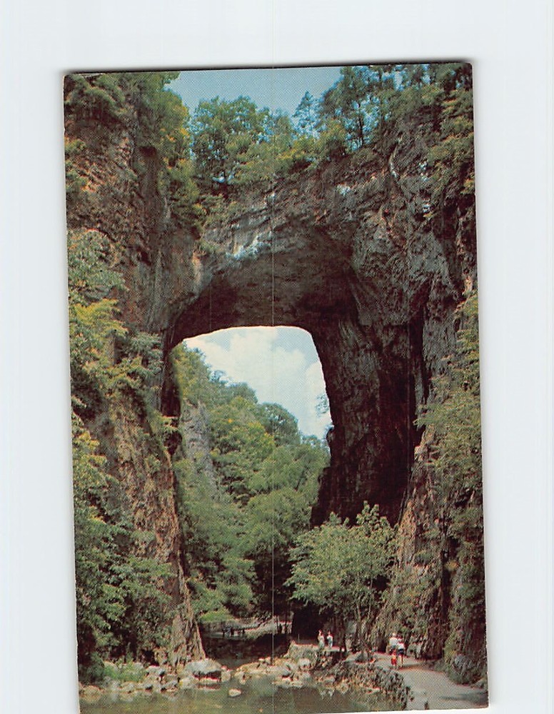 Postcard Natural Bridge Virginia USA