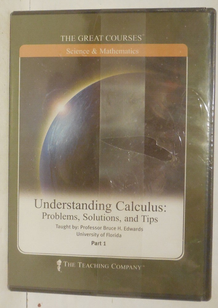 The Great Courses Understanding Calculus: Problems, Solutions, and Tips 6-DVD
