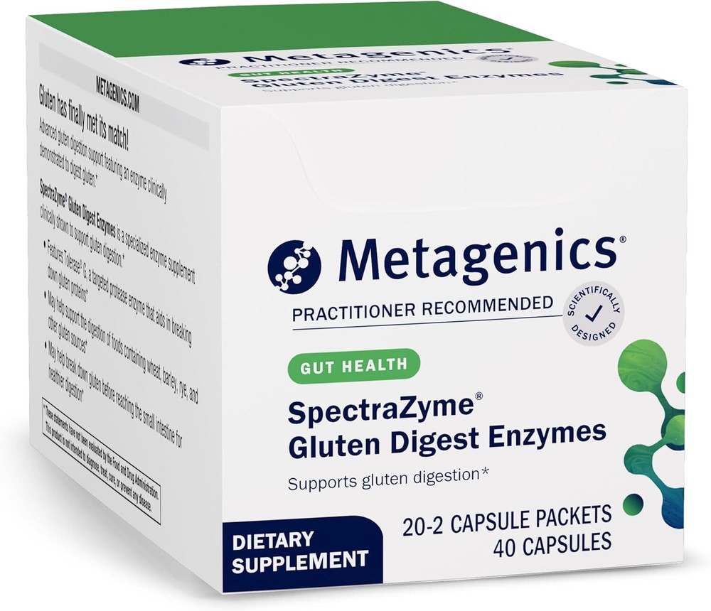 Metagenics - SpectraZyme Gluten Digest Enzymes 20x2pkts (40caps/1box)