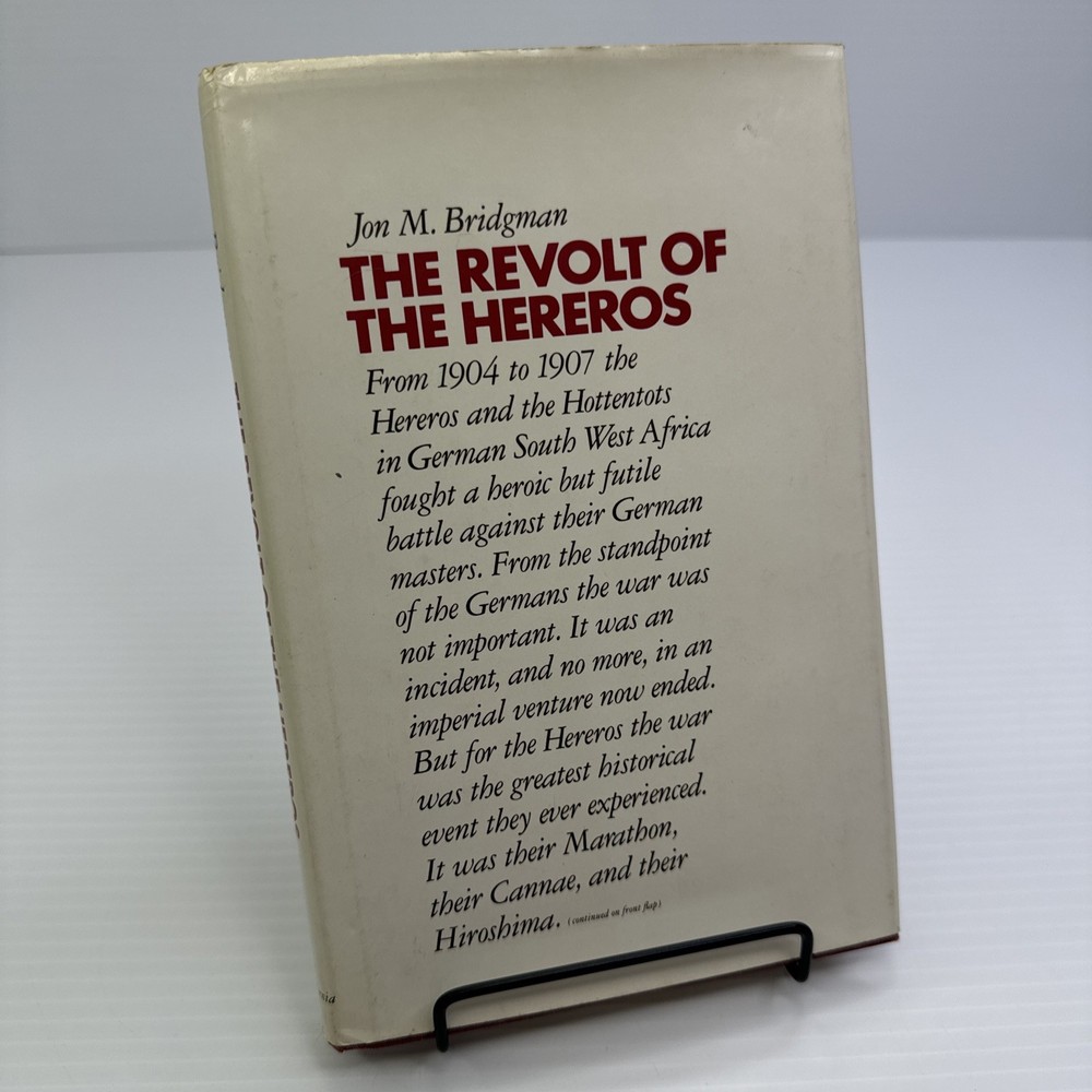 The Revolt of the Hereros Jon M. Bridgman 1981 HC German South West Africa