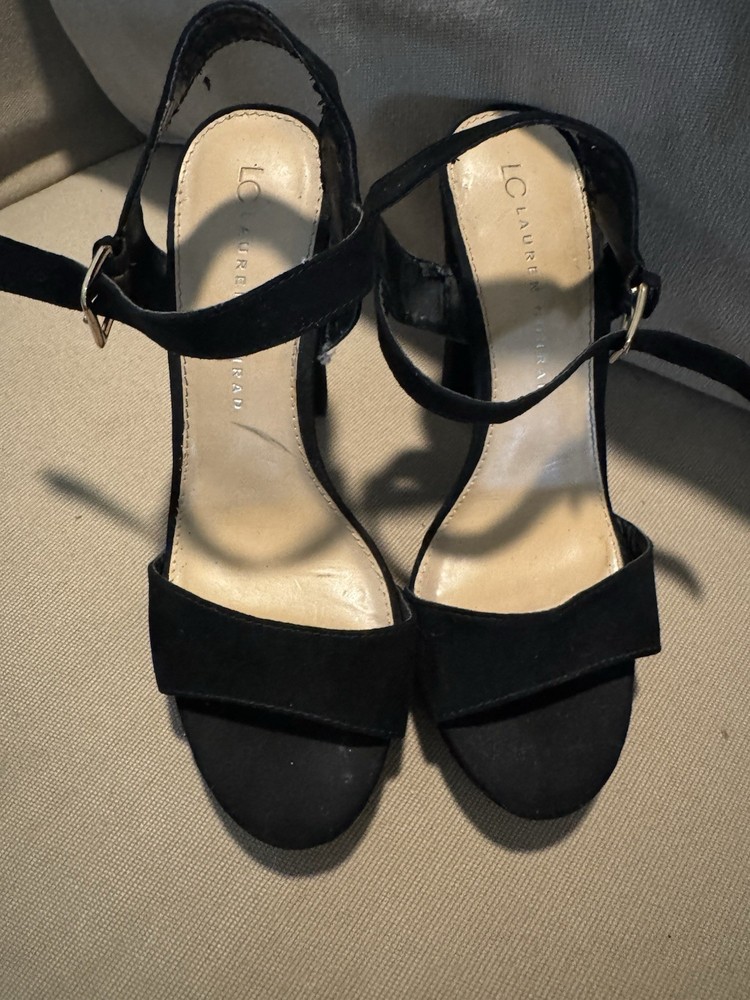 Lauren Conrad Strappy Heels - excellent condition!