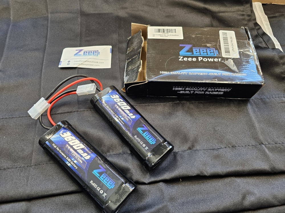 ZEEE 7.2V 3600mAh Ni-MH Battery Tamiya Plug for RC HPI Kyosho Car Truck