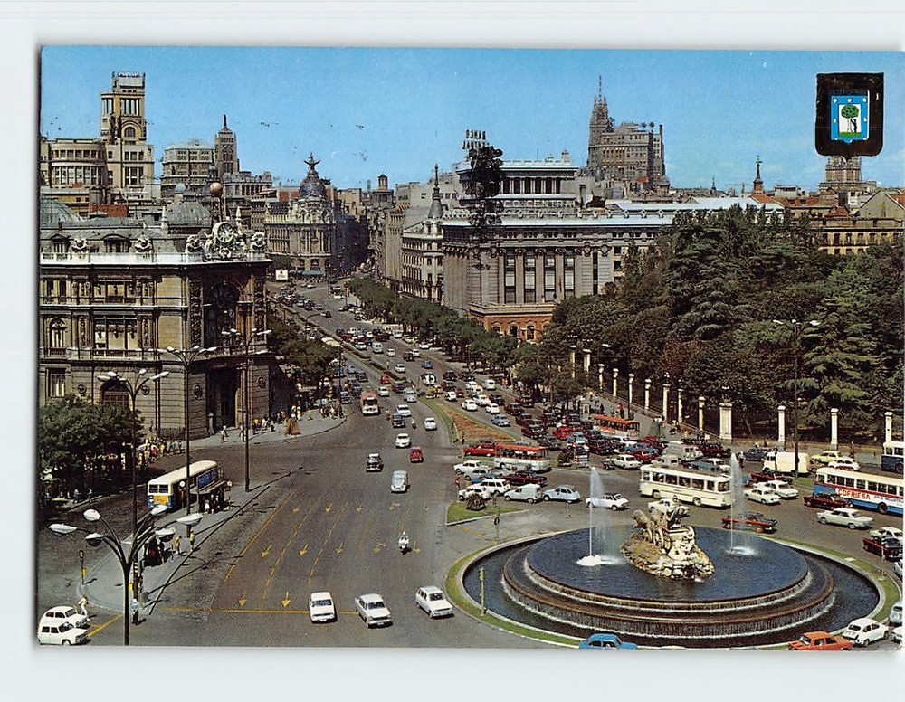 Postcard The Cibeles Madrid Spain