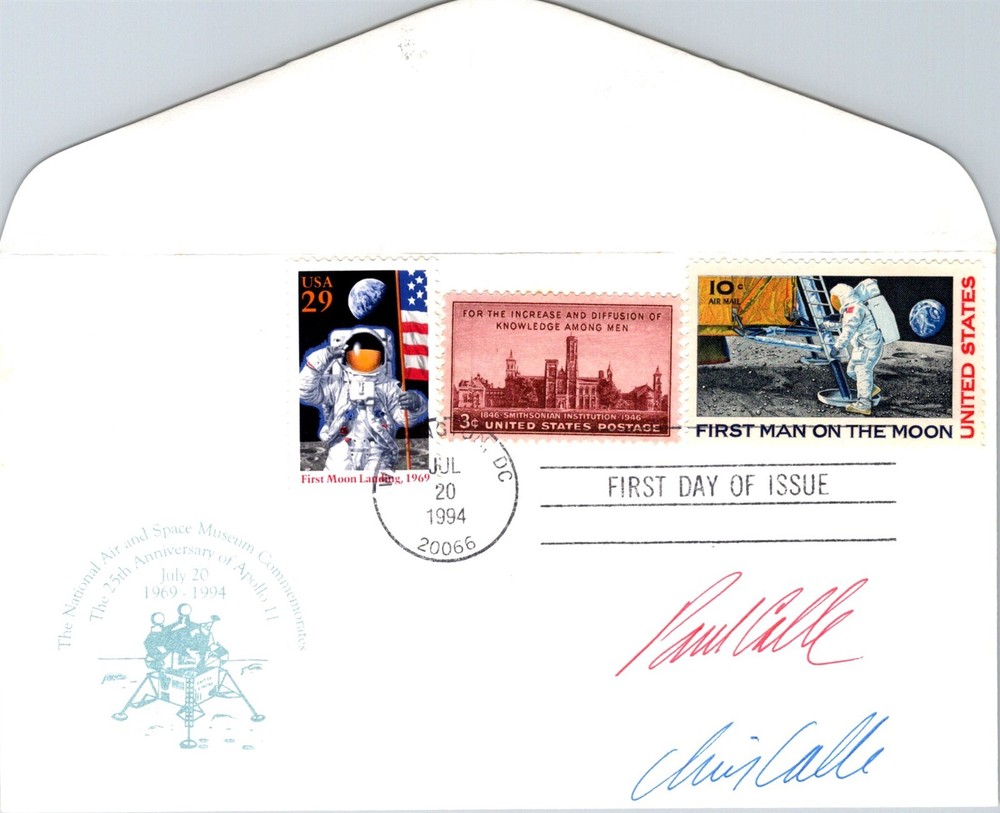 S09-0084, Moon Landing 25Th Anniv., Signed, Fdc