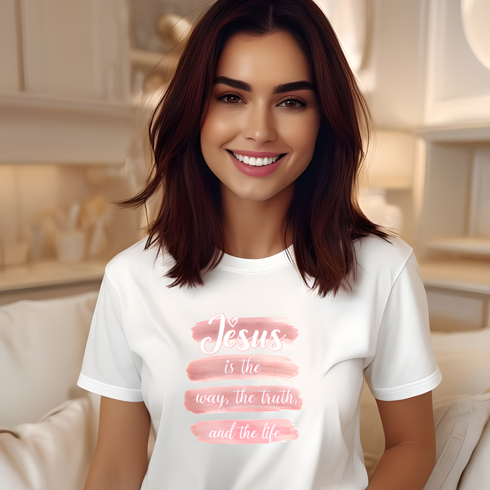 Camiseta Cristiana Unisex Gildan Estilo Suave | Camiseta Jesús | Regalo Cristiano para ella