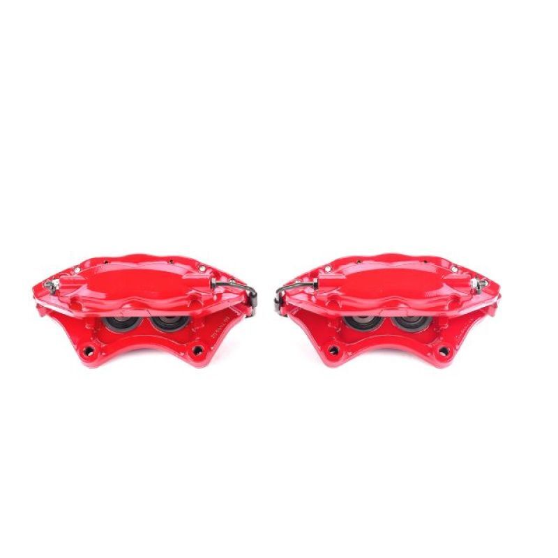 Power Stop Fits 05-10 Chrysler 300 Rear Red Calipers w/o Brackets - Pair