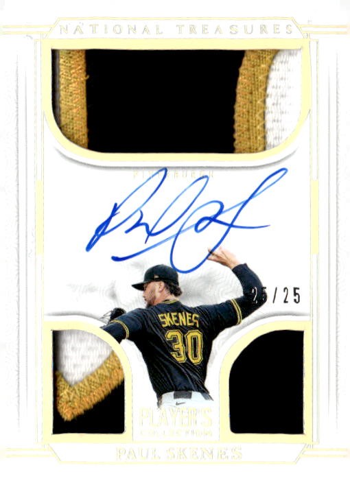 Paul Skenes 2025 AUTO National Treasures #PC-PSK Player’s Collection Holo /25