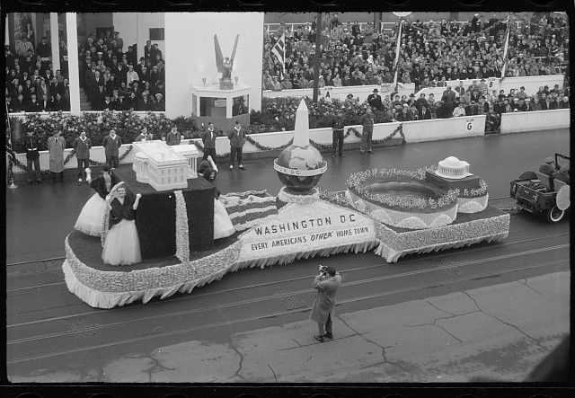 Washington DC 1957 Inauguration Parade Float Every American's Other Hometown