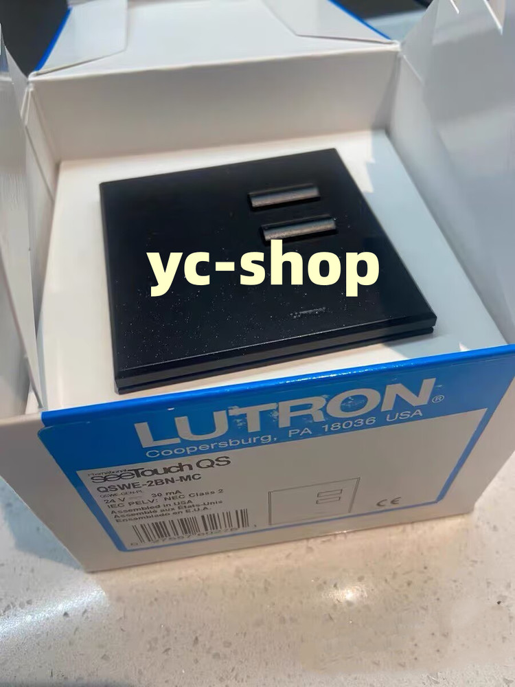 New LUTRON QSWE-2BN-MC Plastic 2-Button Panel Fast Shipping via FedEx or DHL *z