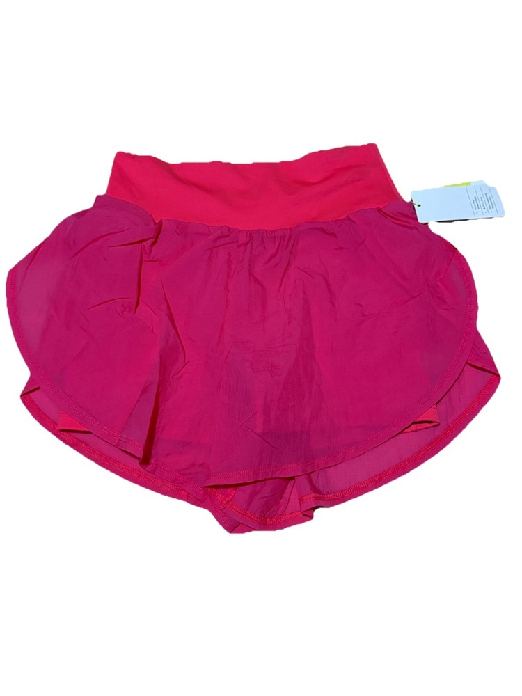 All In Motion Women's 2-in-1 Run Shorts Berry Pink Size XS NEW