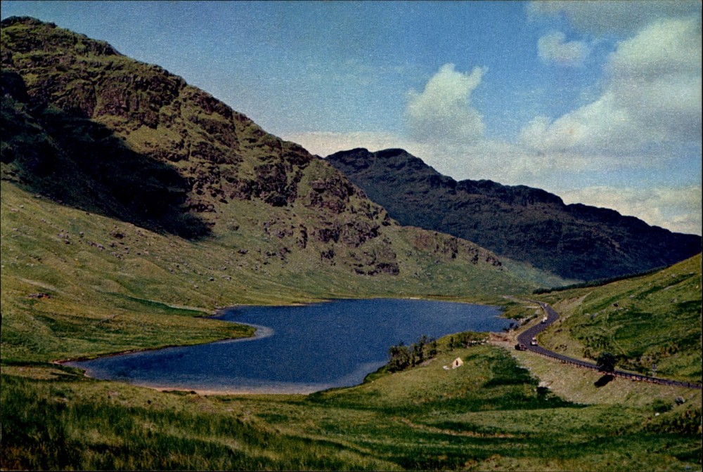 Loch Restil Argyll Scotland vintage postcard g504