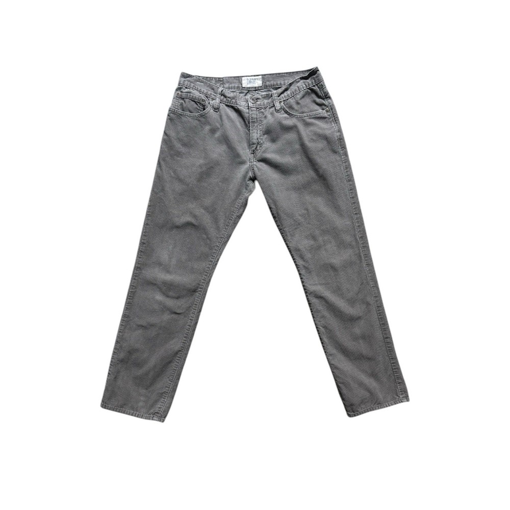 Men's Old Navy Straight-Leg Corduroy Pants - Size 30x30 - Gray