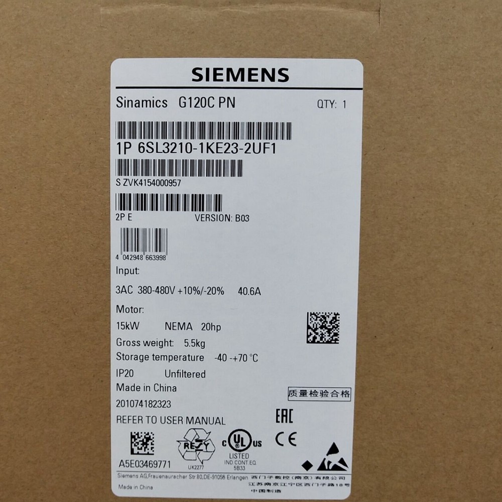 NEW   6SL3210-1KE23-2UF1 6SL32101KE232UF1 *vb