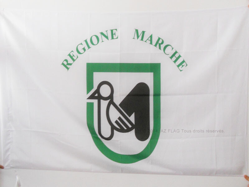 Italian Marche Region Flag 3x5 ft - 90x150 cm with Pole Sleeve