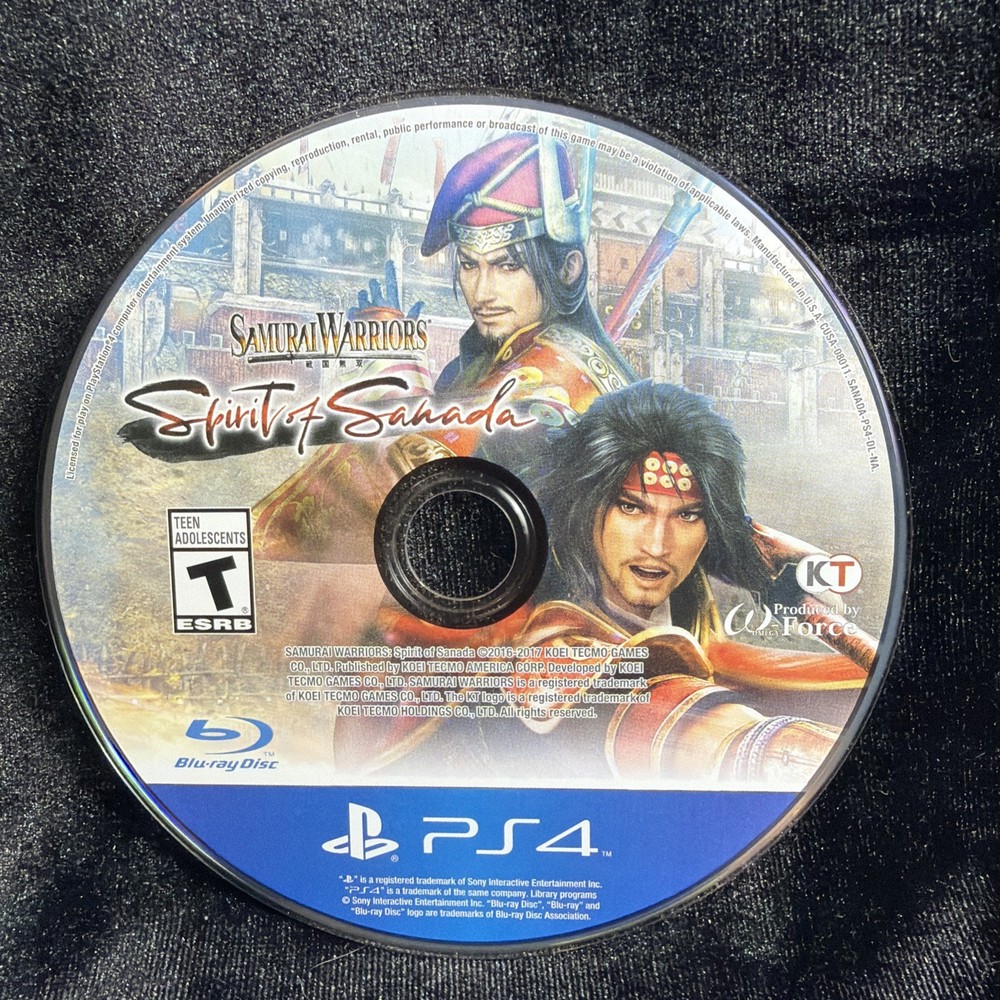 Samurai Warriors 5 (PlayStation 4, 2021) PS4 Disc Only - Tested