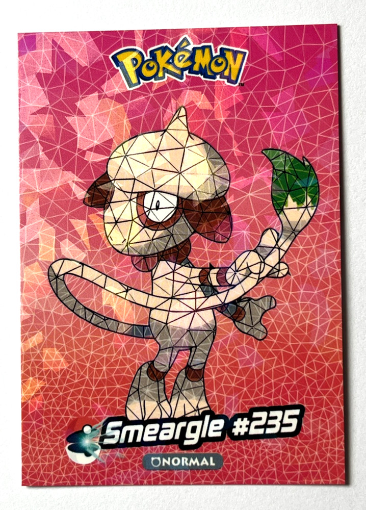 2025 POKEMON JOHTO STAINED GLASS Crystal Card #084 SMEARGLE Peru Foil