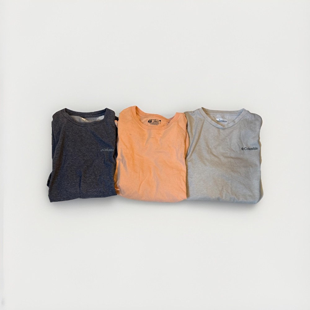 Columbia & Carhartt T-Shirt Lot Men’s XL 3 Pack Outdoor Workwear Tees