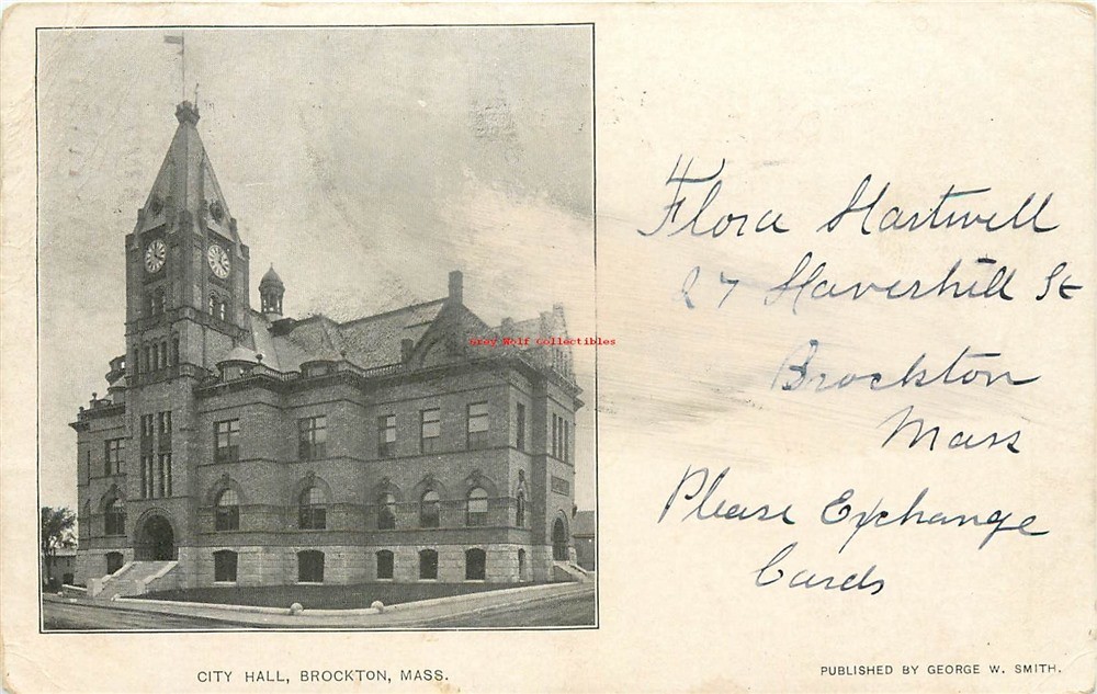 MA, Brockton, Massachusetts, City Hall, George W. Smith