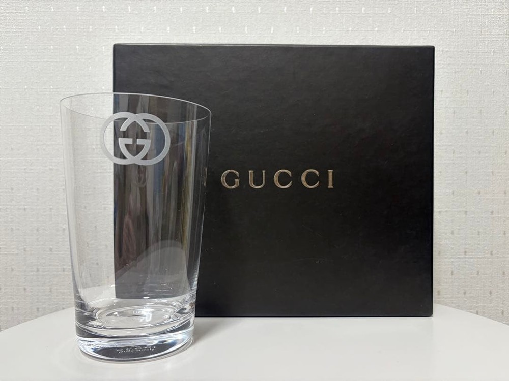 Gucci Tumbler Glass Cup Made in Italy