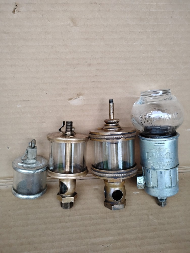 Vintage Engine Oiler lot Lunkenheimer No. 2 Oiler & Different oilers Hit Miss