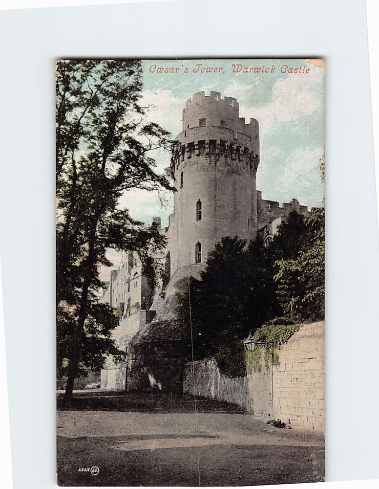 Postcard Caesars Tower Warwick Castle Warwick England